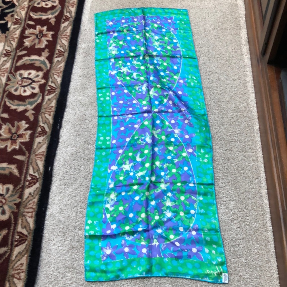 Vera hand painted silk scarves